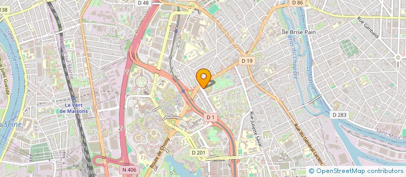 localisation de l'entreprise MADAME JESSICA RODRIGUEZ  CRETEIL