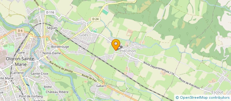 localisation de l'entreprise MADAME JESSICA ROGER  PRECILHON