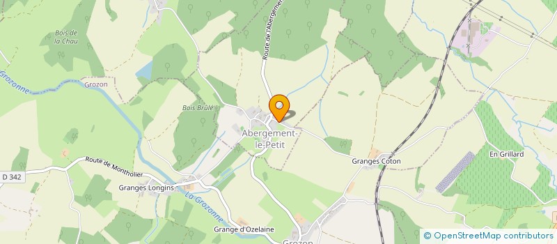 localisation de l'entreprise MADAME JESSICA ROMAND à ABERGEMENT-LE-PETIT