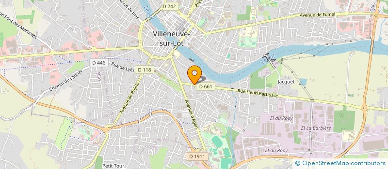 localisation de l'entreprise MADAME JESSICA ROSA  VILLENEUVE-SUR-LOT