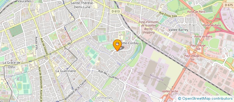 localisation de l'entreprise MADAME JESSICA ROSE WINTERSTEN  MONDEVILLE