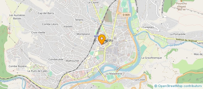localisation de l'entreprise MADAME JESSICA ROTHENMACHER à MILLAU