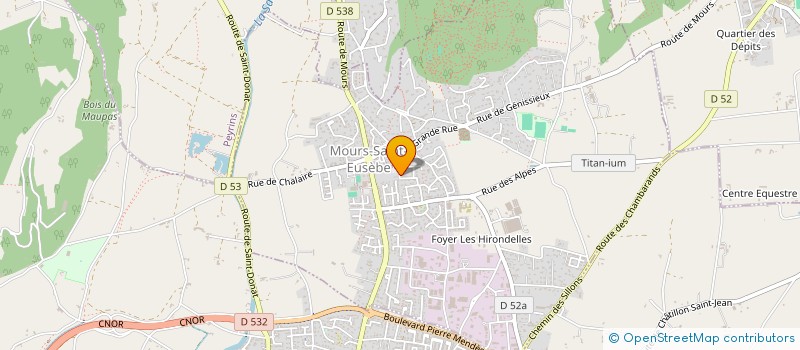 localisation de l'entreprise MADAME JESSICA ROUBLIC  MOURS-SAINT-EUSEBE