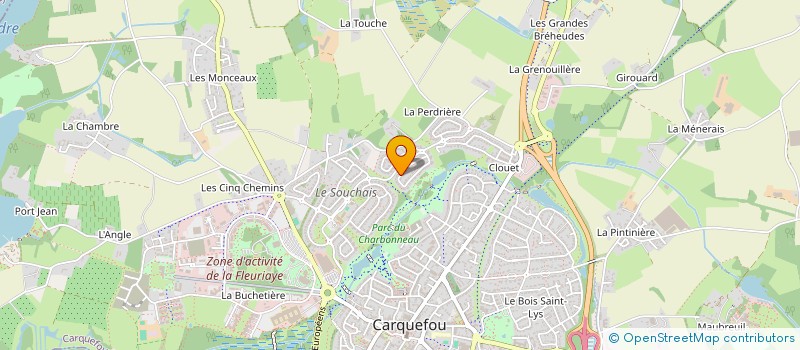 localisation de l'entreprise MADAME JESSICA ROUILLARD à CARQUEFOU
