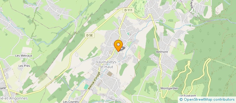 localisation de l'entreprise MADAME JESSICA ROUQUET  VAULNAVEYS-LE-HAUT