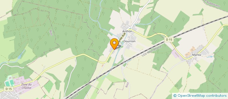 localisation de l'entreprise MADAME JESSICA ROVERA  RECOLOGNE-LES-RIOZ