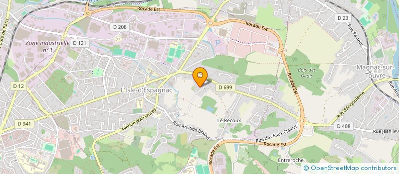 localisation de l'entreprise MADAME JESSICA RUA à L'ISLE-D'ESPAGNAC