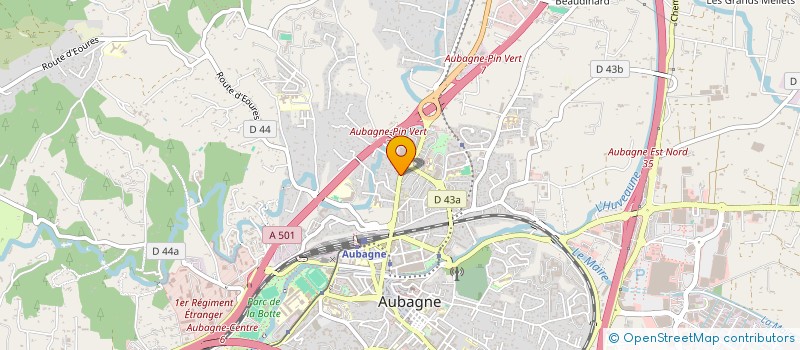 localisation de l'entreprise MADAME JESSICA RUBI à AUBAGNE