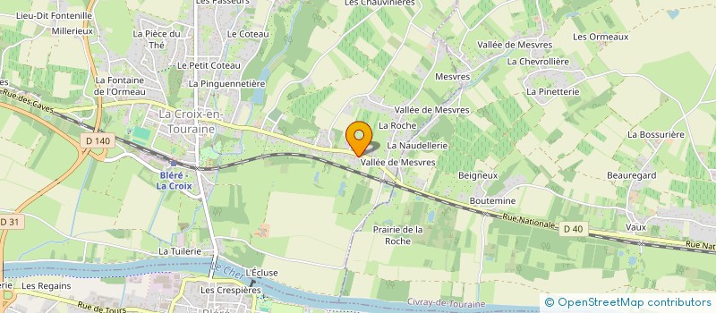 localisation de l'entreprise MADAME JESSICA RUIZ  MONTLOUIS-SUR-LOIRE