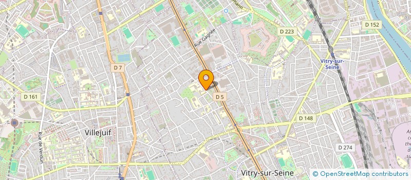 localisation de l'entreprise MADAME JESSICA SAADA à VITRY-SUR-SEINE