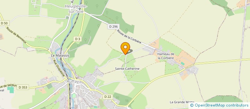 localisation de l'entreprise MADAME JESSICA SAGNIEZ  HEUGLEVILLE-SUR-SCIE