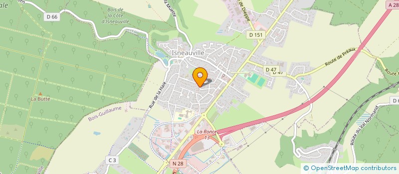 localisation de l'entreprise MADAME JESSICA SALERNO  ISNEAUVILLE