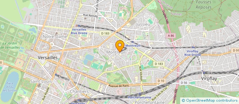localisation de l'entreprise MADAME JESSICA SALEZA à VERSAILLES