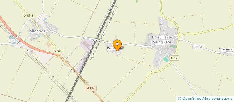 localisation de l'entreprise MADAME JESSICA SANS à BOISVILLE-LA-SAINT-PERE