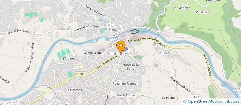 localisation de l'entreprise MADAME JESSICA SANSONE  SAINT-JUERY