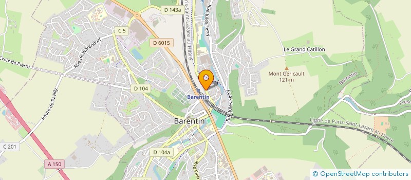 localisation de l'entreprise MADAME JESSICA SANTORO  BARENTIN