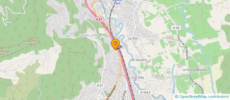 localisation de l'entreprise MADAME JESSICA SANTUEL  SOLLIES-VILLE