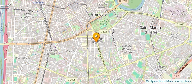 localisation de l'entreprise MADAME JESSICA SARBONI à GRENOBLE