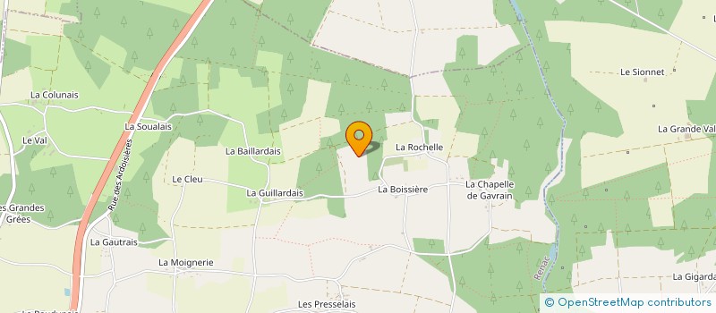 localisation de l'entreprise MADAME JESSICA SARDIN  RENAC