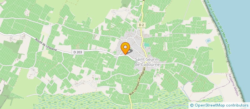 localisation de l'entreprise MADAME JESSICA SAVIGNAC  SAINT-SEURIN-DE-CADOURNE