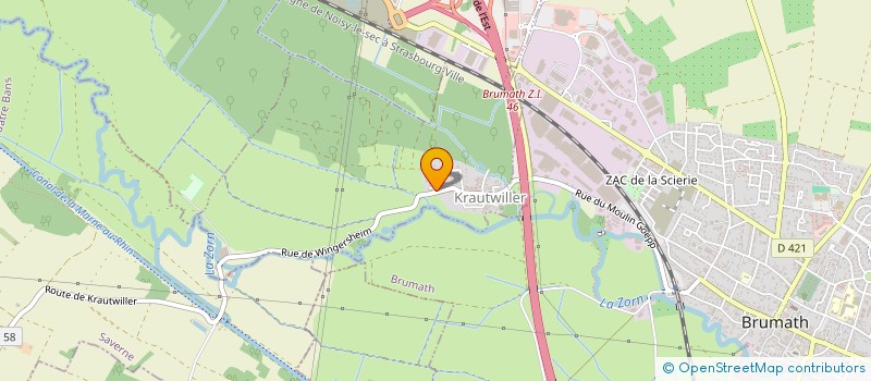 localisation de l'entreprise MADAME JESSICA SCHENKER  KRAUTWILLER