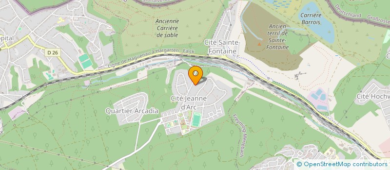 localisation de l'entreprise MADAME JESSICA SCHISSLER  SAINT-AVOLD