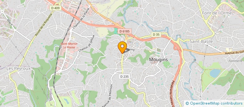 localisation de l'entreprise MADAME JESSICA SCIORTINO à MOUGINS