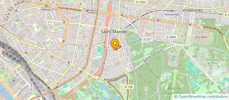 localisation de l'entreprise MADAME JESSICA SEBBAN à SAINT-MANDE