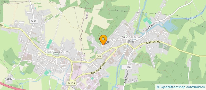 localisation de l'entreprise MADAME JESSICA SERMONNE  VRIGNE AUX BOIS