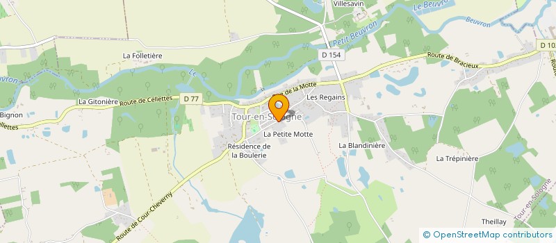 localisation de l'entreprise MADAME JESSICA SERRANO à TOUR-EN-SOLOGNE