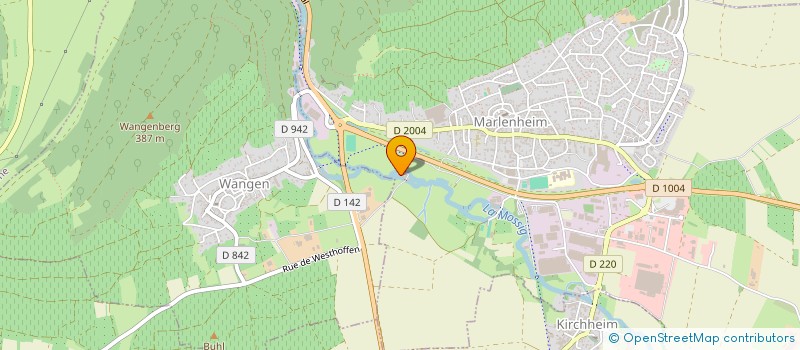 localisation de l'entreprise MADAME JESSICA SERREE  MARLENHEIM