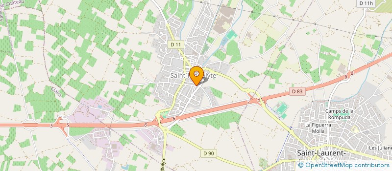 localisation de l'entreprise MADAME JESSICA SIMON  SAINTE-MARIE-LA-MER