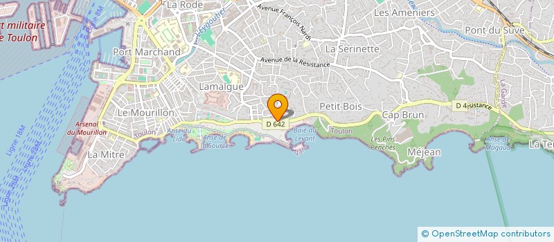 localisation de l'entreprise MADAME JESSICA SPOSITO à TOULON
