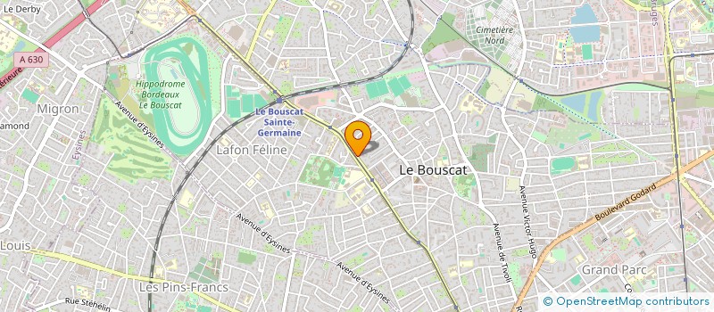 localisation de l'entreprise MADAME JESSICA STABILE  LE BOUSCAT