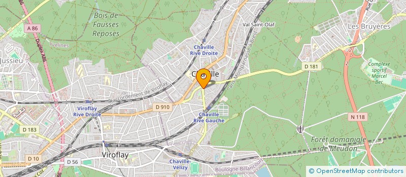 localisation de l'entreprise MADAME JESSICA STEVENS à CHAVILLE