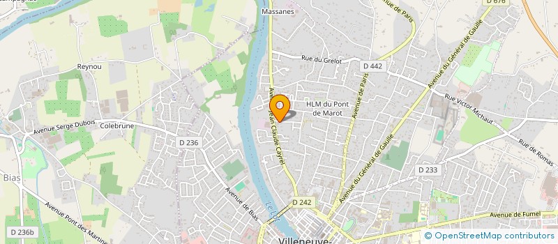 localisation de l'entreprise MADAME JESSICA STOLL  VILLENEUVE-SUR-LOT