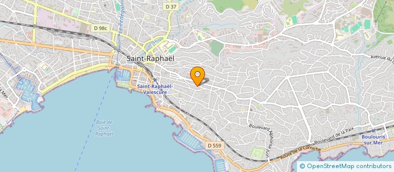 localisation de l'entreprise MADAME JESSICA SUPPA à SAINT-RAPHAEL