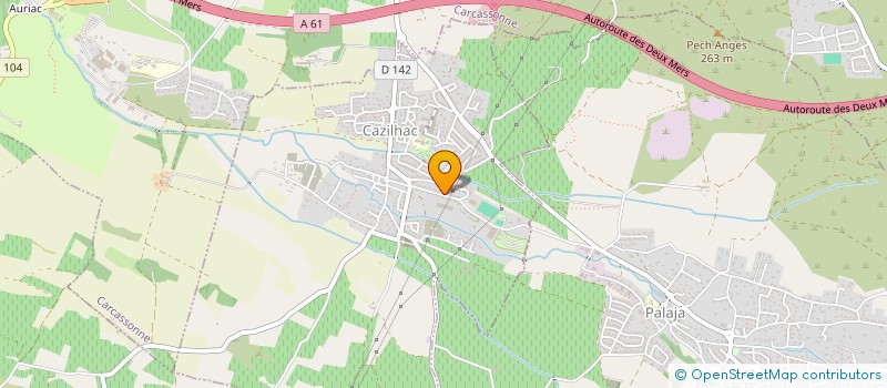 localisation de l'entreprise MADAME JESSICA SWANN  CAZILHAC