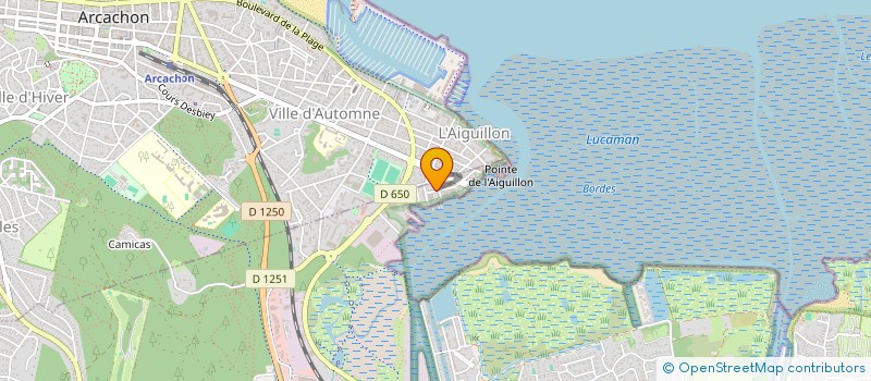 localisation de l'entreprise MADAME JESSICA TANGUY à LA TESTE-DE-BUCH