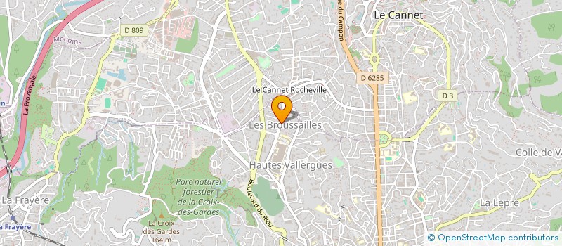 localisation de l'entreprise MADAME JESSICA TARRAGO à CANNES