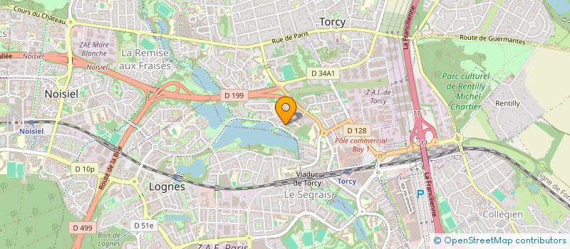 localisation de l'entreprise MADAME JESSICA TEIXEIRA  TORCY