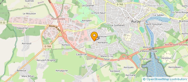 localisation de l'entreprise MADAME JESSICA TESSE à AURAY
