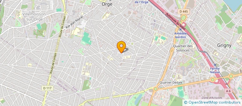 localisation de l'entreprise MADAME JESSICA TESSIER  MORSANG-SUR-ORGE