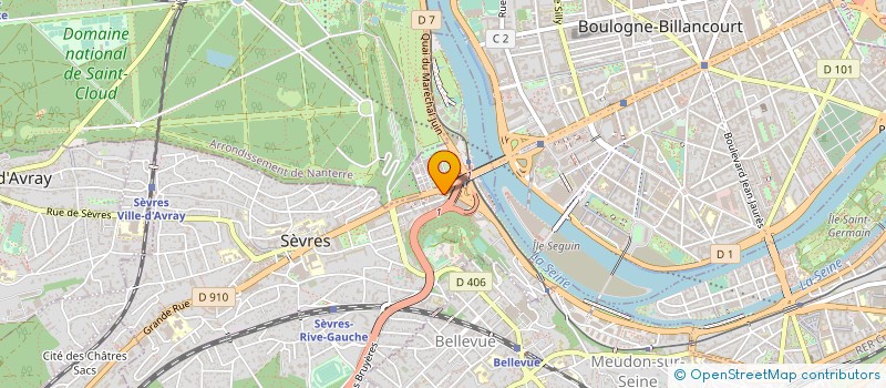 localisation de l'entreprise MADAME JESSICA THENARD à SEVRES