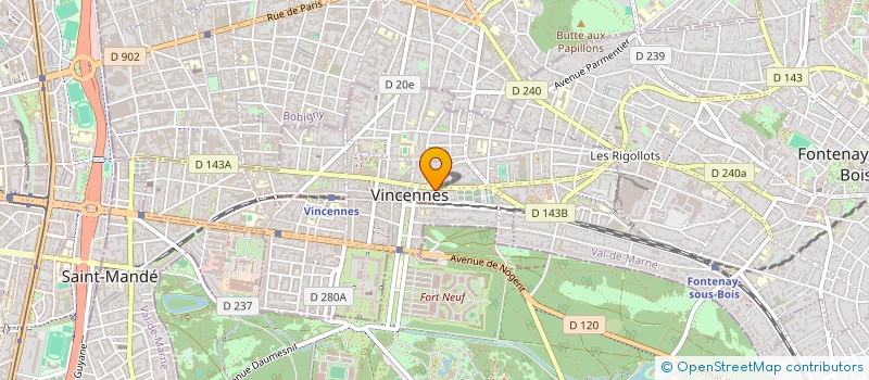 localisation de l'entreprise MADAME JESSICA ULVE à VINCENNES