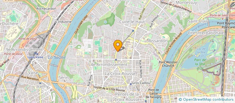localisation de l'entreprise MADAME JESSICA VAILLE à LYON