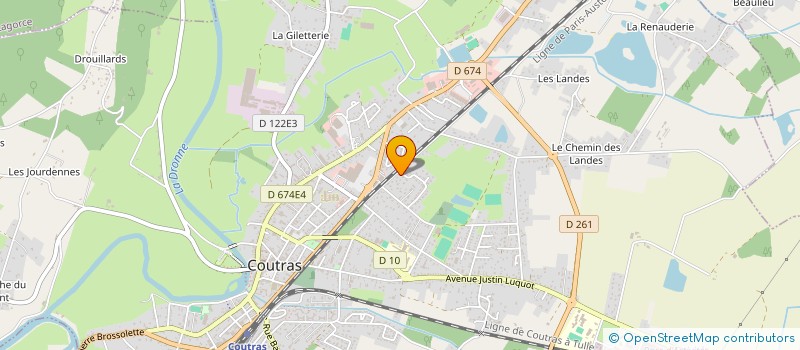 localisation de l'entreprise MADAME JESSICA VALENTIN  COUTRAS