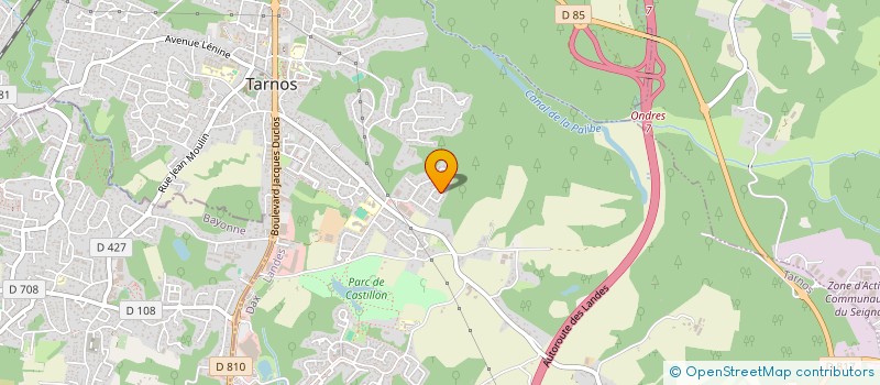 localisation de l'entreprise MADAME JESSICA VALENZISI  TARNOS