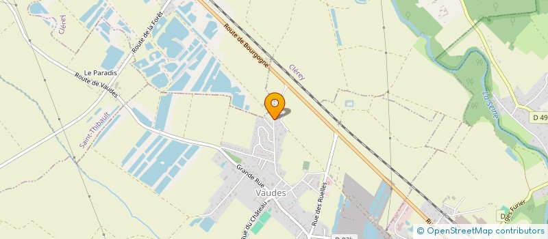 localisation de l'entreprise MADAME JESSICA VALEY  VAUDES