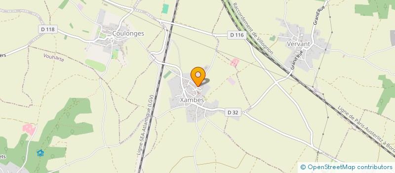 localisation de l'entreprise MADAME JESSICA VALLEE à XAMBES